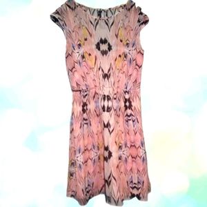 J Crew blushing silk marbled party dress 8